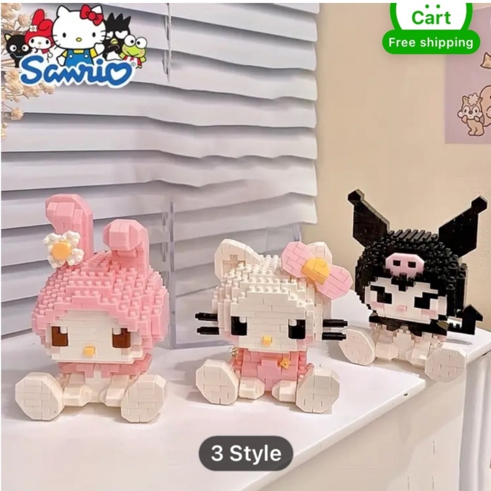 🩷🩵💜HELLO KITTY LED BUILD BLOCK KITS 🩷🩵💜
